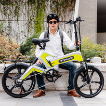 Cargar imagen en el visor de la galería, Bicicleta Eléctrica Plegable Tium Six Silver